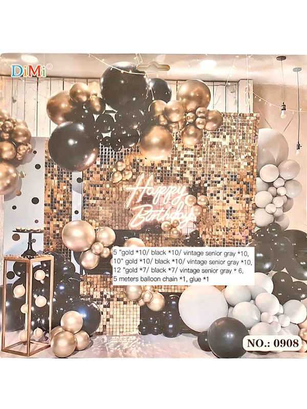 PARTY BALLOON GARLAND SET DOTS (VBP6C)