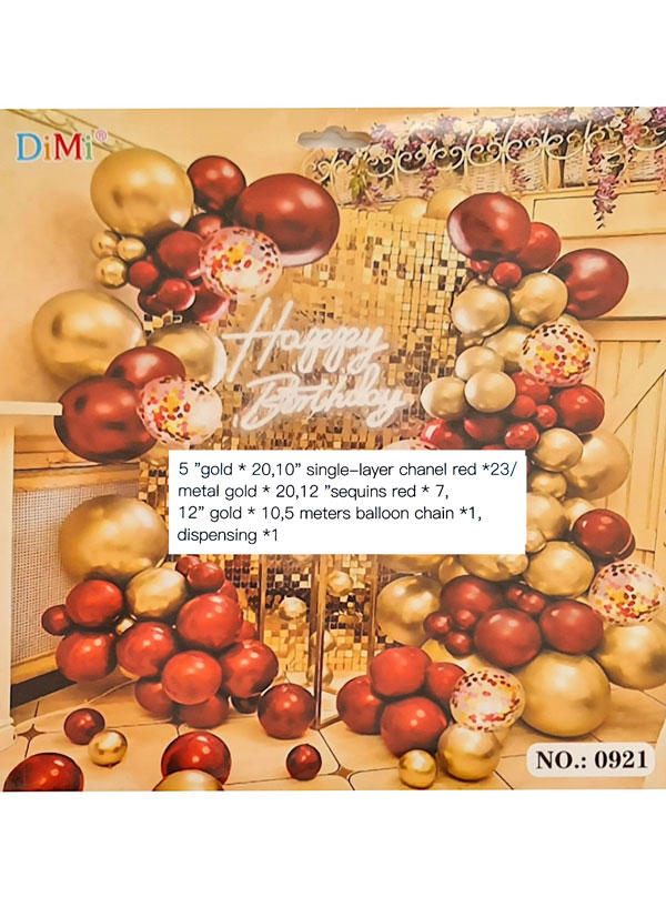 PARTY BALLOON GARLAND SET DOTS (VBP6C)