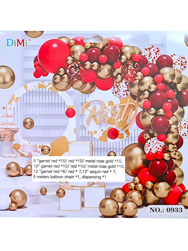 PARTY BALLOON GARLAND SET DOTS (VBP6C)